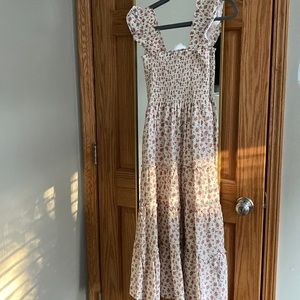 NWT o.p.t. calypso dress in pink floral